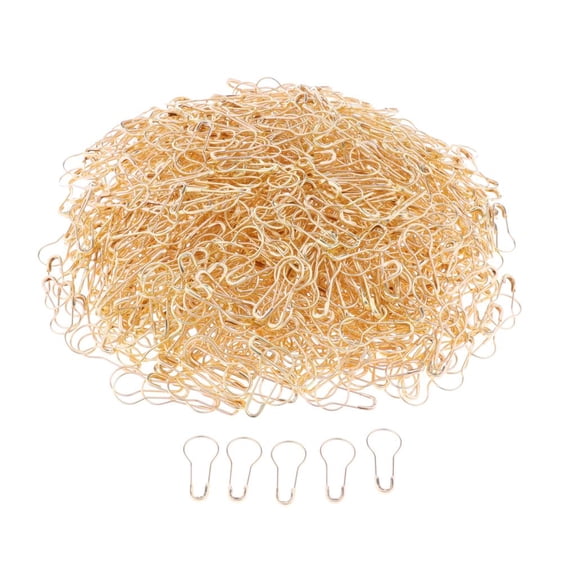 21mm/0.8 Inch Small Metal Gourd Pins Bulb Guard Calabash Quilting Sewing Pin Bead for DIY craft Accessories, 1000PCS (Gold) Gold 1000Pcs