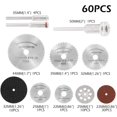 thumbnail image 5 of Cutting Discs for Metal, Stone, Plastic, Wood - Rotary Tool Accessories 60PCS Mini Diamond & HSS Blades Set, 5 of 5