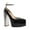 Black, variant on XYD Women Pointed Toe Platform Strappy Pumps Ankle Strap Buckled Crystal Block Heels Sexy Dressy Party Prom Shoes Size 7 Red