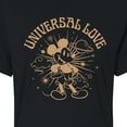 thumbnail image 3 of Disney - Universal Love - Juniors Cropped Cotton Blend T-Shirt, 3 of 5