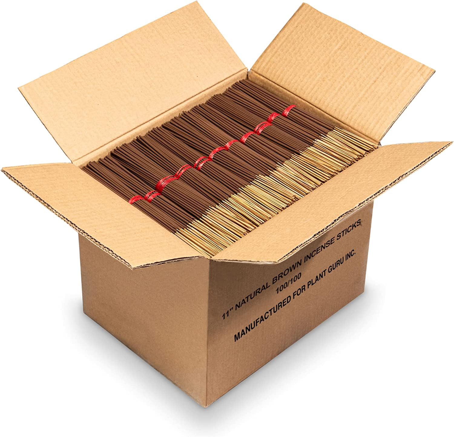 2000 Unscented Incense Sticks 11" Bulk Wholesale - 100% Natural Joss and Bamboo Punk Blanks - Great for DIY Aromatherapy Incense Making.