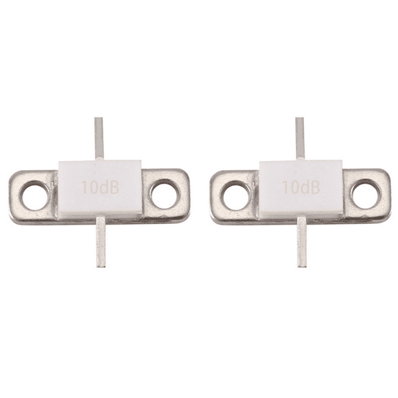 2Pcs 10DB Attenuator 100Watt ATTENUATORS FLANGED 100Watts 10DB DC-3GHz 50Ohms Full Flange 50OHM DC-3.0Ghz LOW VSWR