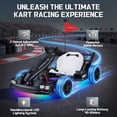 thumbnail image 5 of Licensed Porsche 36V Electric Go Kart for Kids,600W Drift Ride on Toys Ages 6-12, Adjustable Seat,LED Lights, 2 Speed Mode, Black, 5 of 10