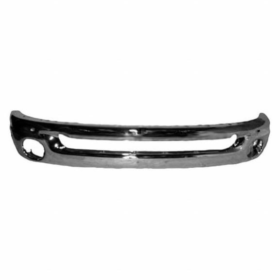 For Dodge Ram 1500 2002-2009 Bumper Face Bar | Front | w/ Chrome | Pickup | CH1002373 | 55077946AB