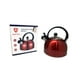thumbnail image 2 of Tetera Silbadora Acero Inoxidable 2.5 Lt Cocina Royal Haus Royal Haus  Color Rojo 2.5 L, 2 of 3