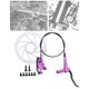 thumbnail image 4 of Frenos De Disco De Bicicleta Universal Repuestos De Reembolso F160 / R140 Para La Bicicleta De Bicicleta De Grasa Bicicleta Púrpura R 1 Discbrake Sunnimix Freno de disco hidráulico de bicicleta, 4 of 8