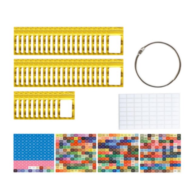 segolike 50 Pcs Sacs de Rangement en Strass Petits Organiseurs de Perles Pochette d'Emballage Polyvalente Fenêtre Transparente Conteneur Sacs Auto-Scellants Or