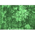 thumbnail image 1 of Ahgly Company Indoor Rectangle Abstract Emerald Green Contemporary Area Rugs, 7' x 9', 1 of 4