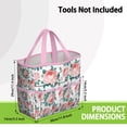 thumbnail image 3 of Garden Tool Bag,Pioneer Flower Floral Print Pattern Garden Tool Organizer,Garden Gifts,Waterproof Multi-Pocket Garden Tool Storage 11.8x5.5x11.4 Inch(Tools NOT Included), 3 of 6