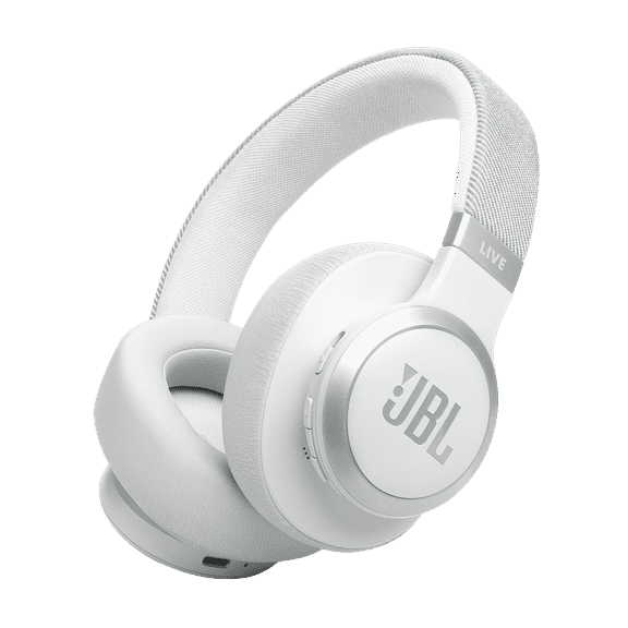 Pre-Owned JBL Live 770NC - Wireless over-Ear Headphones with True Adaptive Noise Cancelling - White