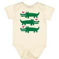 thumbnail image 3 of Inktastic Alligator Crocodile Reptile Girls Baby Bodysuit, 3 of 5