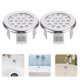 thumbnail image 1 of SHOWERORO 26Ud Decorativa Para Desbordamiento De Lavabo En Plástico Plateado Resistente, 1 of 6