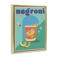 thumbnail image 3 of Stupell Industries Mid-Century Classic Retro Negroni Gold Floating Frame Canvas Art, 17 x 21, by Jo Reid, 3 of 8