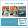 thumbnail image 4 of Miangastore Furniture Miniature Figure Mini Double Layer Bed Light Green 1Pack, 4 of 8