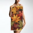 thumbnail image 4 of Autumn Maple Leaves Watercolor Face Towel Absorbent Hand Towels Bath Sport Gym, 4 of 5