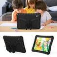 thumbnail image 6 of Decase Compatible with iPad Mini 7 Case 2024 (A17 Pro), iPad Mini 6 8.3" Case, iPad Mini 7th/6th Generation,Shockproof Protective Cover Kids Friendly Shoulder Strap Butterfly Stand Case,Black, 6 of 7