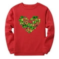 thumbnail image 4 of Pompotops Mode Femmes Pulls Décontractés Manches Longues Imprimé Amour Col Rond T-Shirts Hauts, 4 of 4