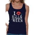 thumbnail image 1 of Awkward Styles Women's Halloween Graphic Tank Tops I Fangs Halloween Vampire Fangs, 1 of 4