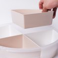 thumbnail image 4 of TIMIFIS Creative Plate Box Compartment with Lid Snack Box Plastic Box Fruit Kitchen Gadgets, 4 of 8