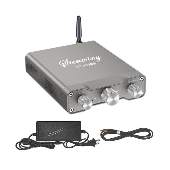 Digital Amplificador Tablero Estéreo Módulo de Amplificación de Sonido Funciones de Protección Soporte para Micrófono Claro Adecuado para Fiestas Reun