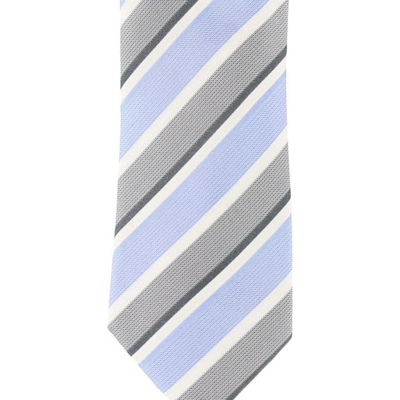 Kenneth Cole Mens Textured Self-tied Necktie, Blue, One Size
