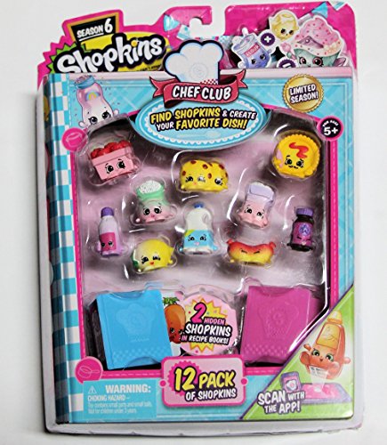 SHOPKINS CHEF CLUB 12 PACK LIMITED SEASON 6