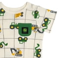 thumbnail image 3 of John Deere Construction Trucks Tractors Romper Newborn to Infant, 3 of 4