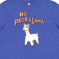 thumbnail image 4 of Inktastic No Prob Llama Cute Llama Youth T-Shirt, 4 of 5