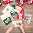 thumbnail image 3 of A)12 Pack DIY Christmas Gift Cards, Customizable Christmas Greeting Card Invitations with Envelopes and Stickers, 3 of 5