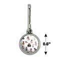 thumbnail image 4 of Cool Dogs in Outfits Paw Print Pattern Antiqued Charm Clothes Purse Suitcase Backpack Zipper Pull Aid, 4 of 5