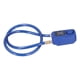 thumbnail image 1 of Candado de cable inalámbrico, contraseña de bloqueo de alarma, contraseña remota, candado de cable, candado de cuerda para bicicleta, rendimiento probado Jadeshay A, 1 of 8