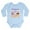 Sky Blue, variant on CafePress - Made USA With German Parts Long Sleeve Infant Body - Long Sleeve Cotton Baby Bodysuit