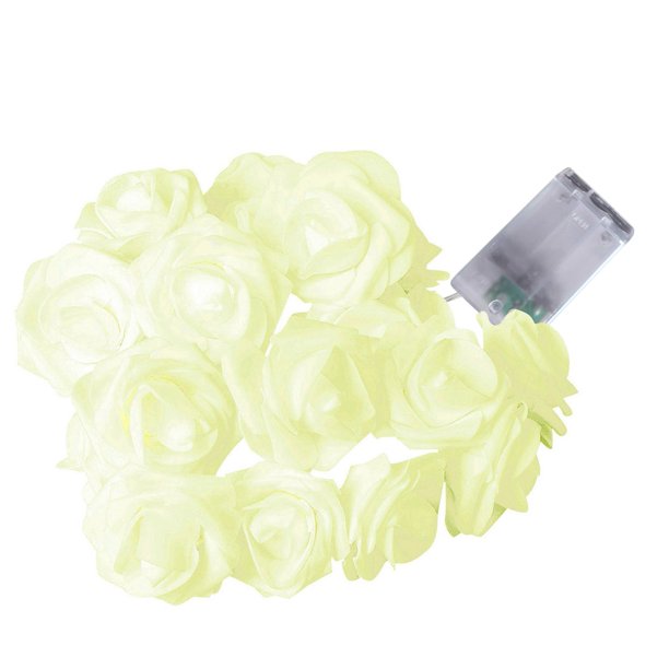 Hada de San Valentín Día de fiesta Luces Decoración Rose Garden Cadena de flores de la boda LED Inicio