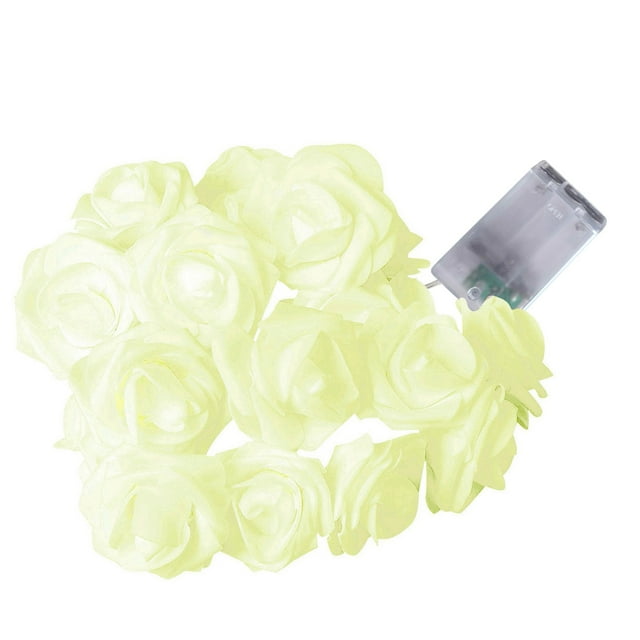Fairy Lights Decoration for Valentine's Day Party - Rose Garden String Wedding Flower LED Home