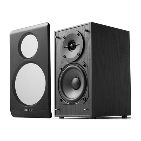 Edifier - R33BT 10W Bluetooth Bookshelf Speakers (Pair) - Black