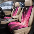 thumbnail image 2 of CHAQLIN Pink Gradient Star Car Front Seat Covers, Set of 2 Non-Slip Polyester Breathable Seat Cushions for Auto and Truck, 2 of 7