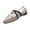 Beige, variant on Women's Shoes Solid-Color Breathable Mesh Cross-Strap Studded Ankle-Strap Mary Jane Flats Casual Comfortable Round-Toe Slip-On Non Slip Walking Footwear