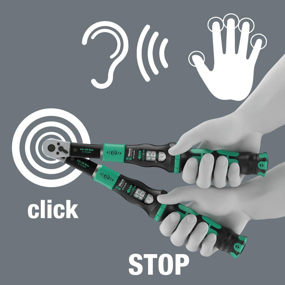 Wera Tools Click-Torque Lock A 5 2.5-25 Nm Adjustable Torque Wrench