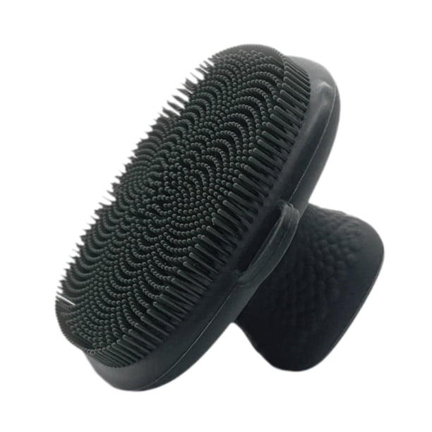 Cepillo de limpieza facial Yuyangstore ligero para rostro húmedo y seco depurador de barba negro
