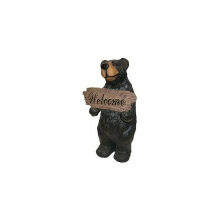 Alpine Bear with Welcome Sign Statuary