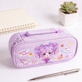 thumbnail image 6 of KTFgvq Large Capacity Pencil Case, Multi-Functional Stationery Bag for, Cute High-Appearance Pen Box, Keeps Supplies Organized, 8.27", 6 of 7