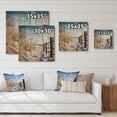 thumbnail image 4 of Designart "Calm Path To Dune Beach III" Nautical & Beach Print on Natural Pine Wood, 4 of 5