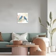thumbnail image 2 of ZHONGYUTONG Blue Bird Wall Art Canvas Prints Birds on Tree Pictures Wall Decor Animal Artwork Painting for Bedroom Bathroom Decor Framed (28.00" x 28.00"), 2 of 5