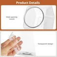 thumbnail image 2 of 4 PCS Hexagon Plastic Jars, Clear Cookie Jars with Airtight Lids, Candy Jars, Wide Round Mouth Snacks Dog Food Candy Containers, Reusable Coffee Candy Display, 2 of 5