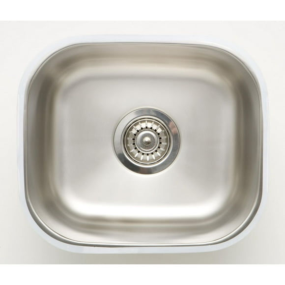 American Imaginations 15-in. W CSA Approved Stainless Steel Kitchen Sink With 1 Bowl And 18 Gauge AI-27614