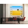 thumbnail image 2 of wall26 Removable Wall Sticker/Wall Mural - Tuscany Country Landscape, Olive Tree and Green Fields Montalcino, Italy | Creative Window View Home Decor/Wall Decor - 36"x48", 2 of 6