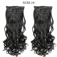 thumbnail image 2 of Women’s Synthetic Hair Extensions | Clip In Wig | Heat Resistant Fiber | 55cm Long | Natural Look & Soft Feel | Easy Maintenance | Fast Drying | Water Friendly | Full Volume | 1 Piece, 2 of 4