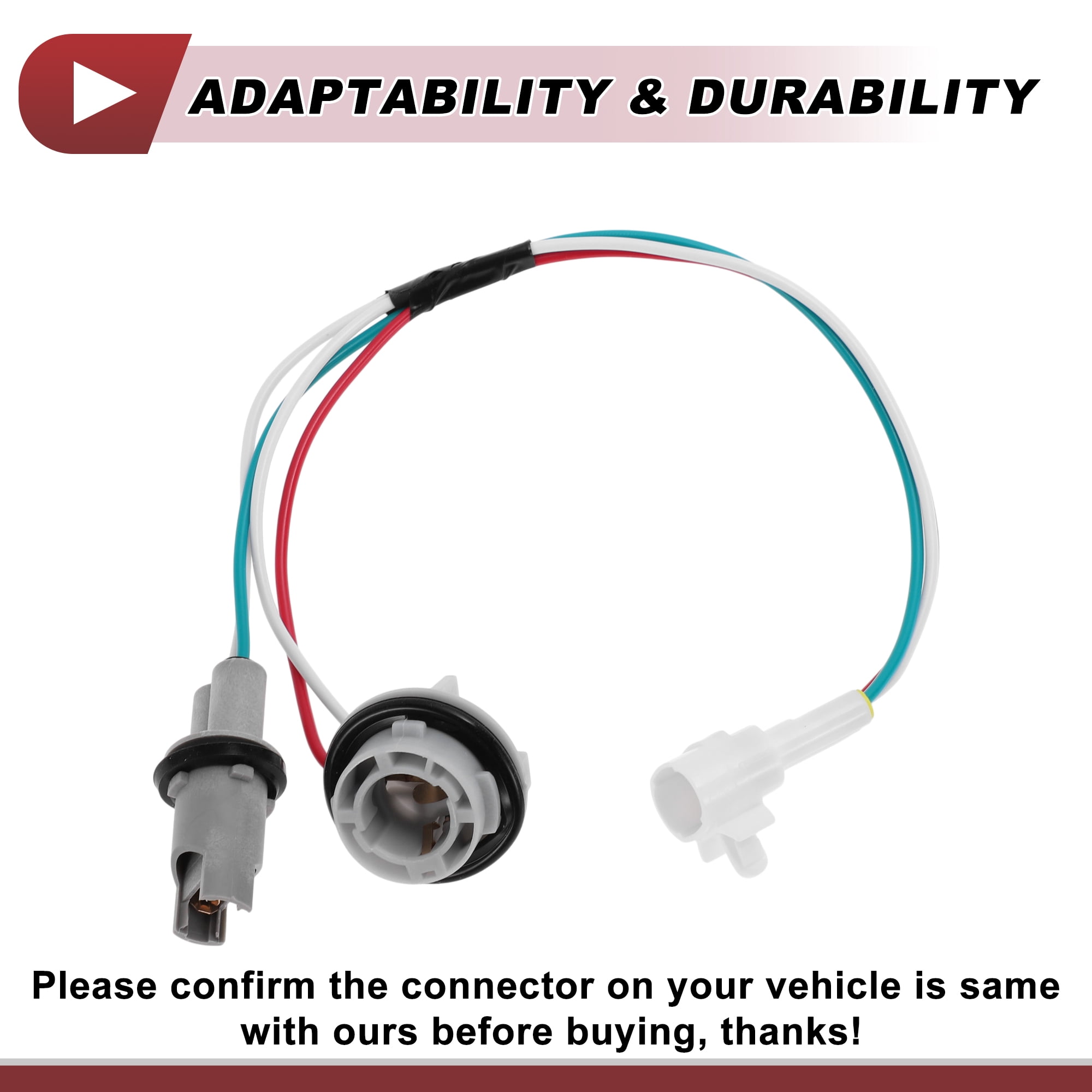 Unique Bargains Headlight Light Socket Wiring