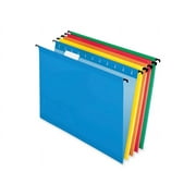 Pendaflex SureHook Hanging File Folder, Letter Size, 1/5 Cut Tabs, Assorted Colors, Pack of 20