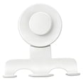 thumbnail image 2 of 1 Pack Bathroom Suction Cup Hook, Stainless Steel No Drill Razor Holder with Double Slot Design for Towels, Shavers, Loofahs and Bath Accessories, 2 of 5